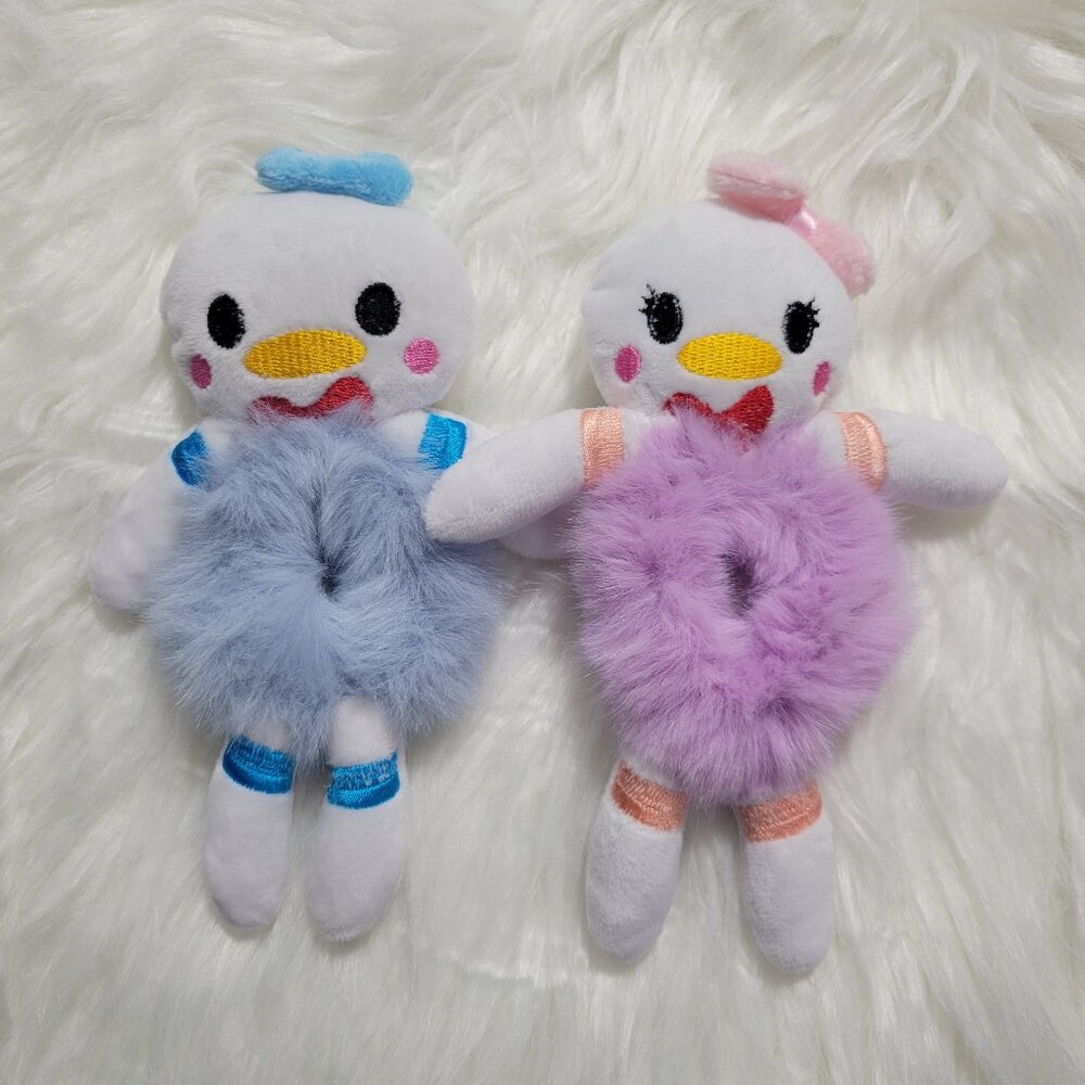 Disney Donald & Daisy Duck Hair Scrunchies